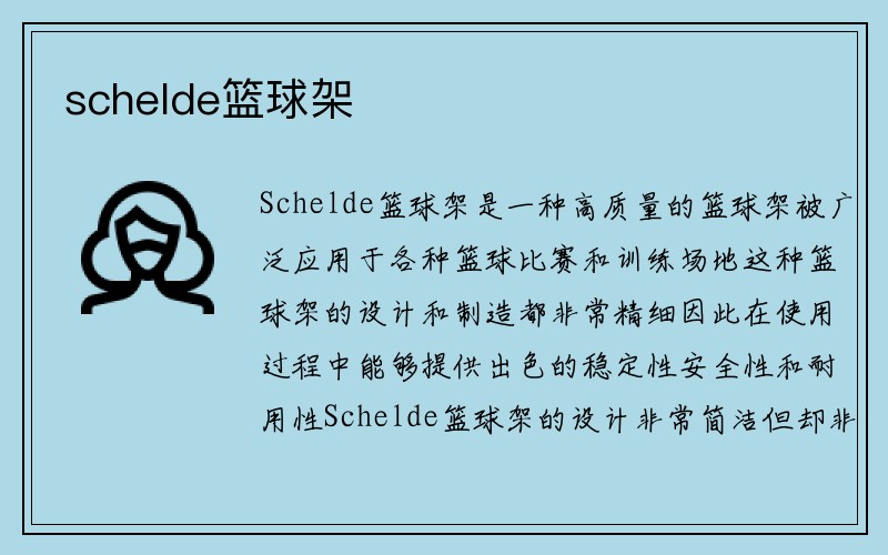 schelde篮球架